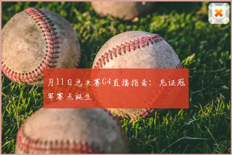月11日总决赛G4直播指南:见证冠军赛点诞生